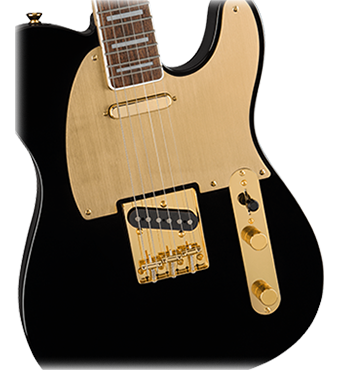 Squier 40th Anniversary Telecaster Gold Edition (Black)