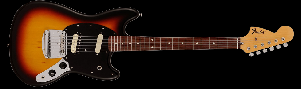 Fender Limited Edition MIJ Traditional Mustang Reverse Headstock (3 Tone Sunburst)