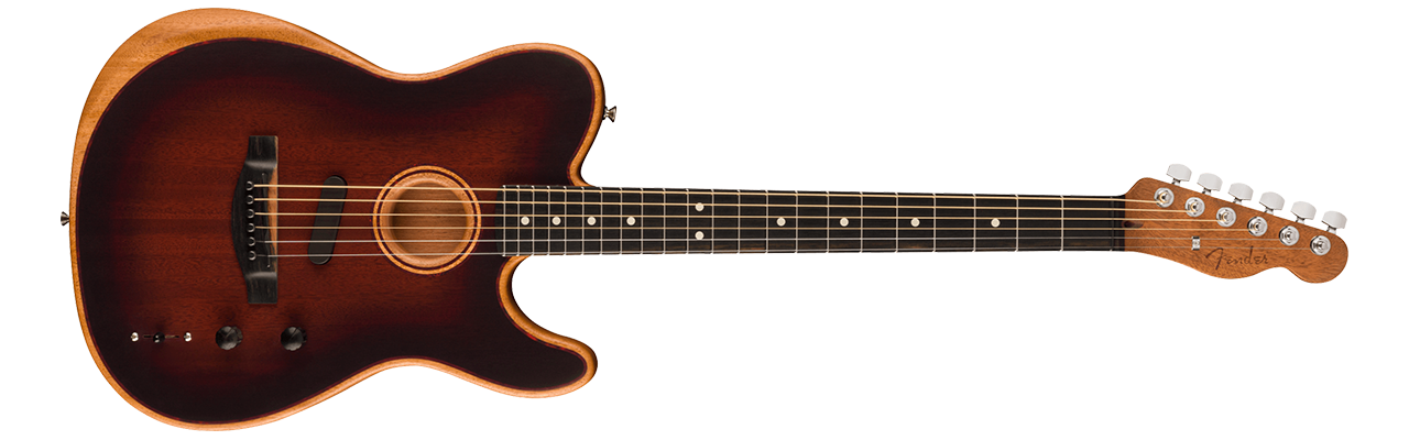 American Acoustasonic Telecaster All-Mahogany (Bourbon Burst)