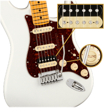 Fender American Ultra Stratocaster HSS (Arctic Pearl)