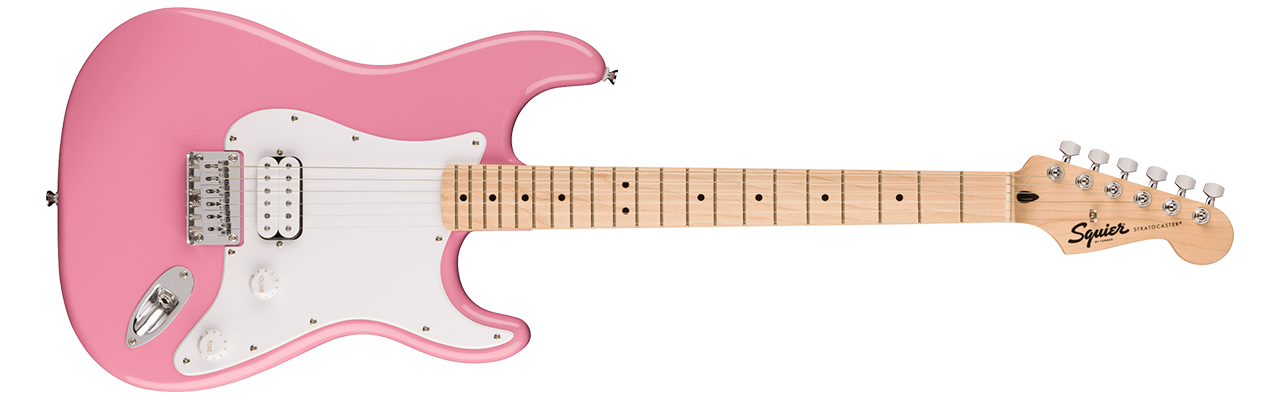 Squier Sonic Stratocaster HT H Flash Pink