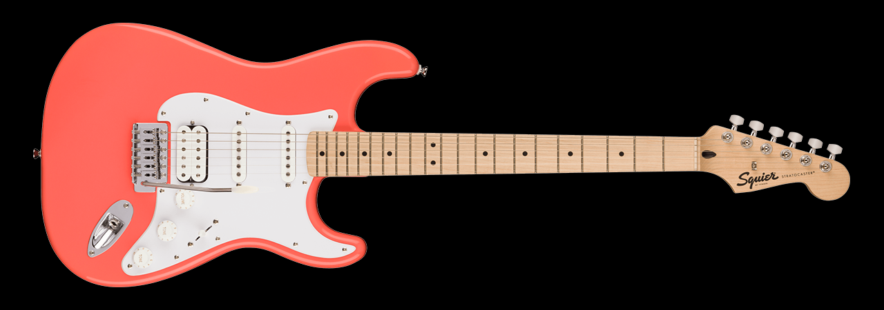 Squier Sonic Stratocaster HSS Tahitian Coral