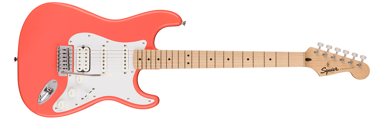 Squier Sonic Stratocaster HSS Tahitian Coral