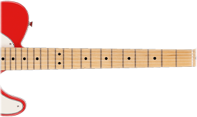 9.5” RADIUS FINGERBOARD WITH MEDIUM JUMBO FRETS