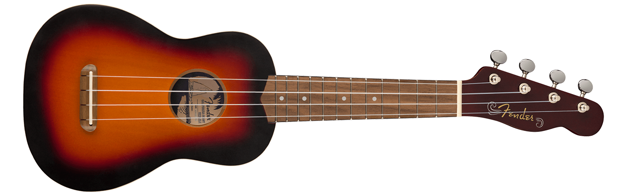 Fender Venice Soprano Ukulele 2-Colour Sunburst