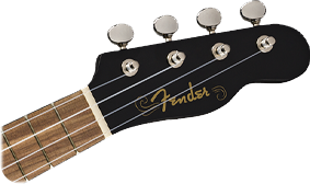 Fender Venice Soprano Ukulele Black