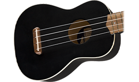 Fender Venice Soprano Ukulele Black