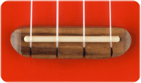 Fender Venice Soprano Ukulele Fiesta Red