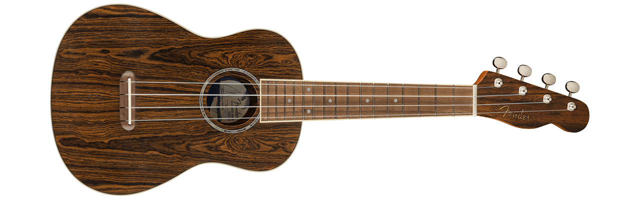 Fender Zuma Exotic Concert Ukulele Bocote