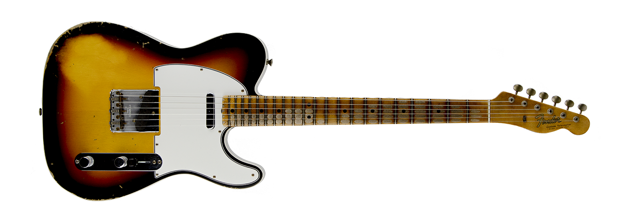 Fender 1965 Telecaster Custom Heavy Relic Faded 3-Colour Sunburst