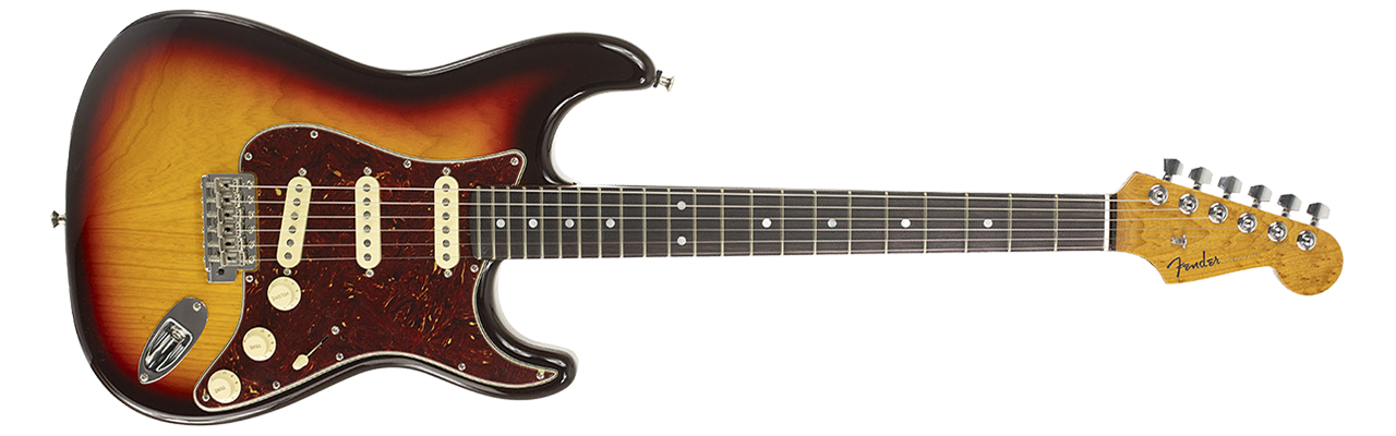 Fender American Custom Strat NOS Chocolate 3-Colour Sunburst