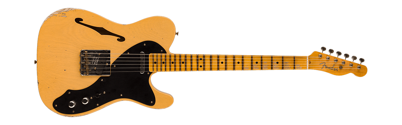 Fender Limited Edition Nocaster Thinline Relic Aged Nocaster Blonde
