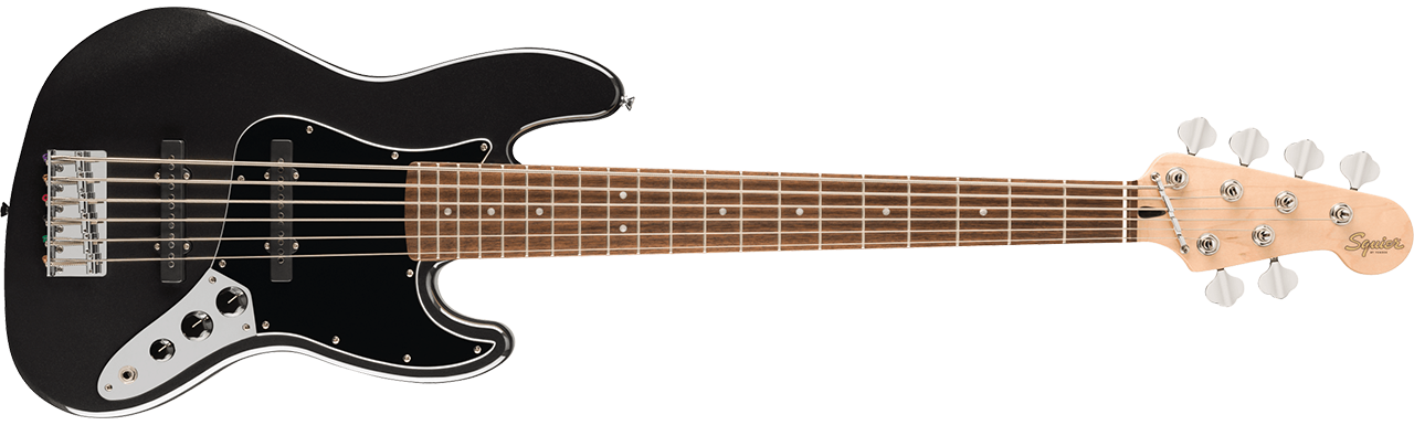 Squier- Affinity Series Jazz Bass VI - Black Metallic LN149578
