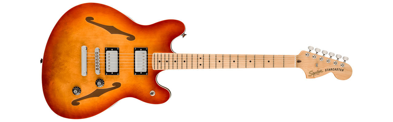 Squier Affinity Series Starcaster Deluxe Sienna Sunburst