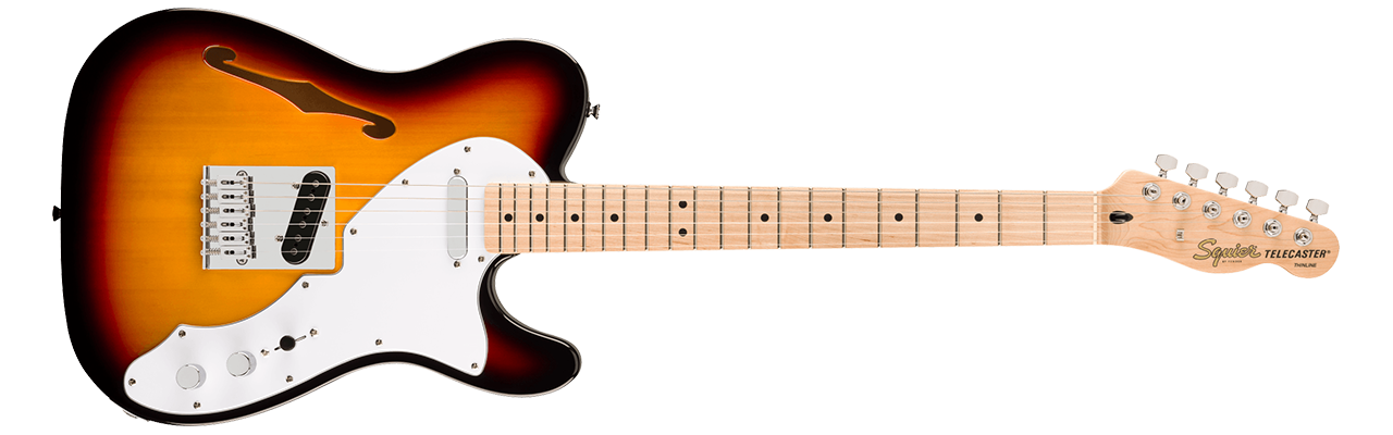 Squier Affinity Series Telecaster Thinline 3-Colour Sunburst