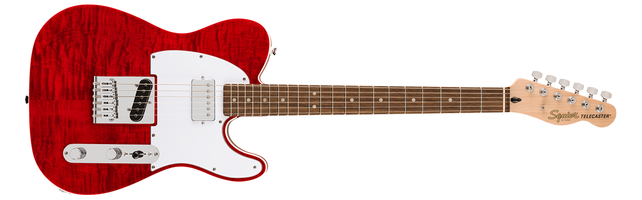 Squier Affinity Series Telecaster FMT SH Crimson Red Transparent
