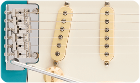 2-POINT SYNCHRONIZED TREMOLO WITH BENT STEEL SADDLES
