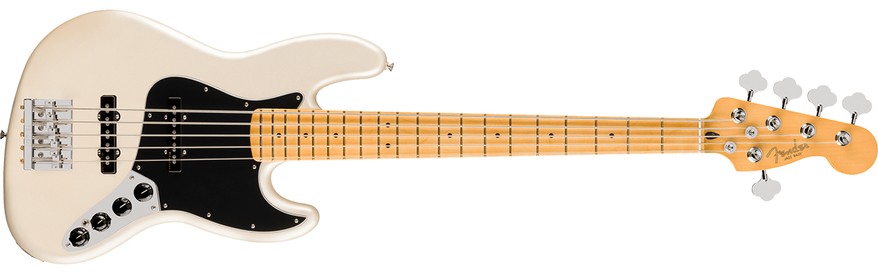 Fender Player II Modified Active Jazz Bass V Maple Fingerboard Olympic Pearl