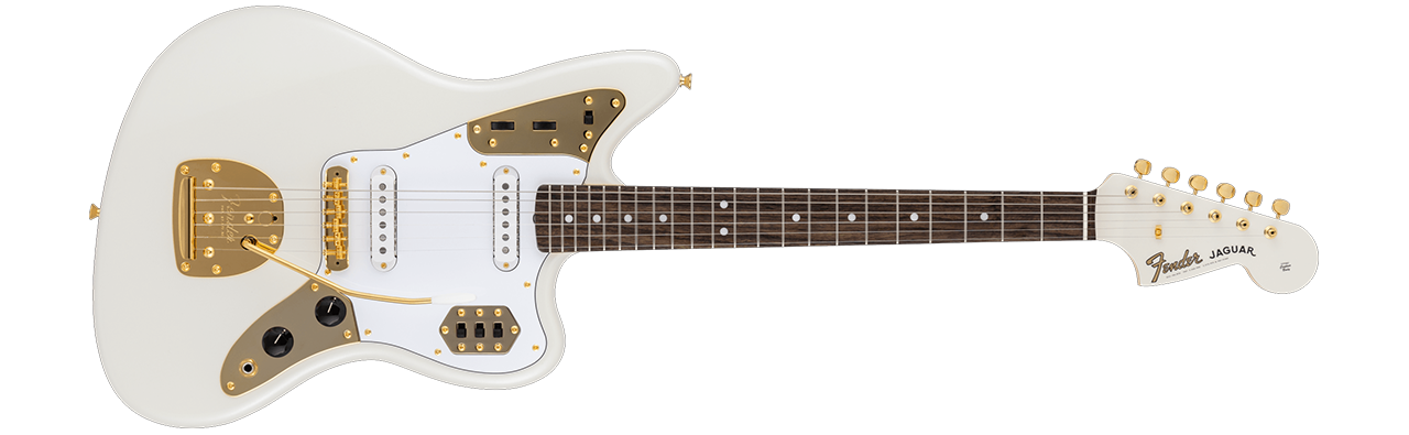 Fender Made in Japan Traditional 2025 Collection, 60s Jaguar®, Rosewood Fingerboard, White Pearl