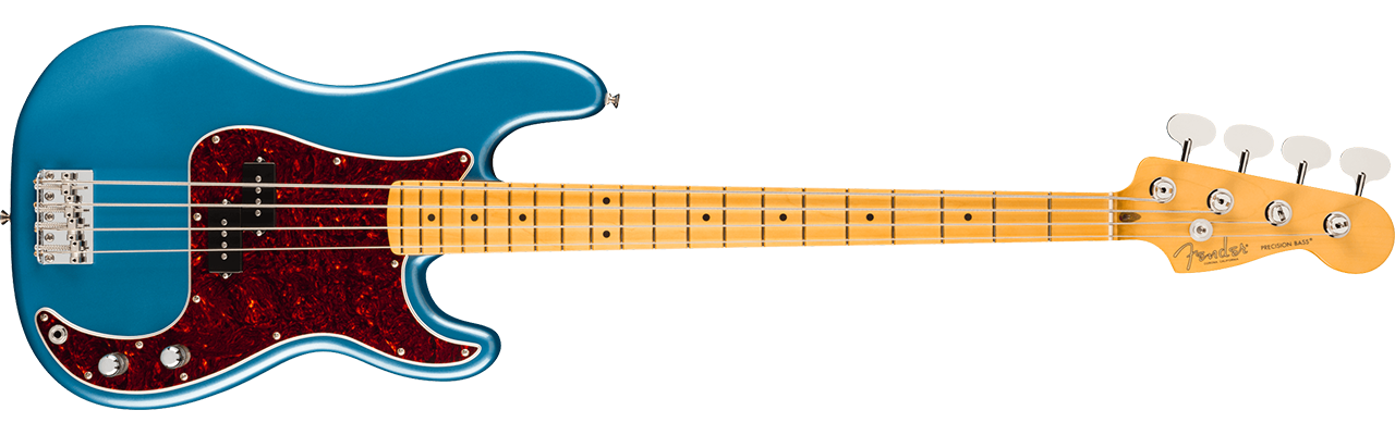 Fender American Professional Classic Precision Bass Faded Lake Placid Blue