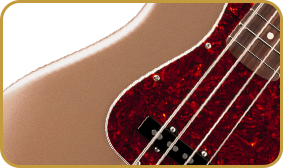 Fender American Professional Classic Jazz Bass Faded Firemist Gold