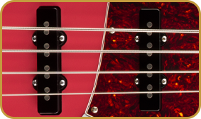 Fender American Professional Classic Jazz Bass Faded Dakota Red