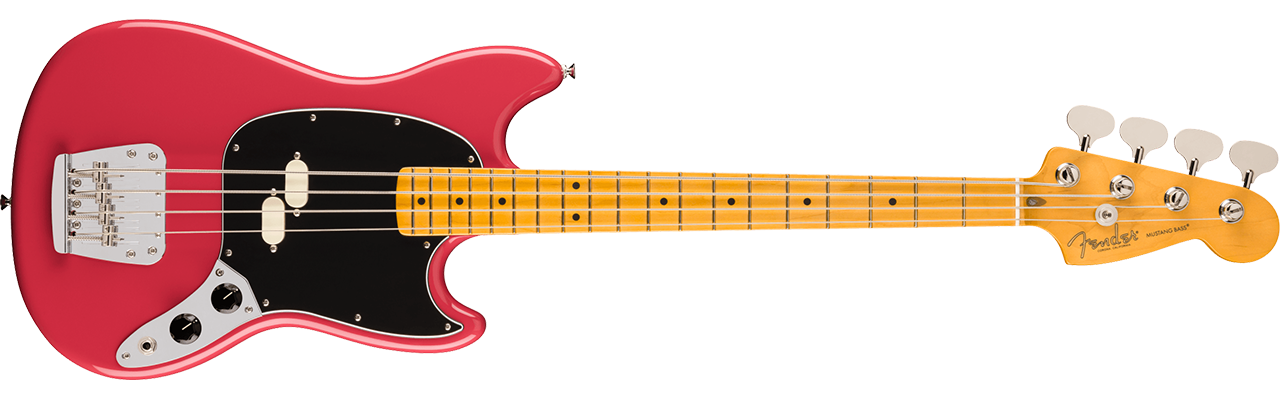 Fender American Professional Classic Mustang Bass Faded Dakota Red