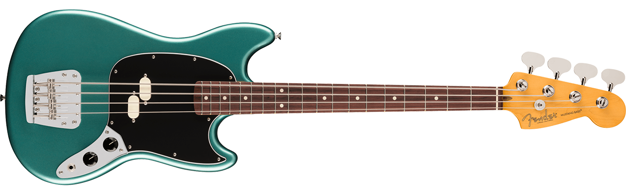 Fender American Professional Classic Mustang Bass Faded Sherwood Green Metallic