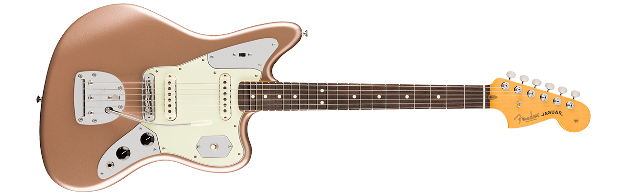 Fender American Professional Classic Jaguar Faded Firemist Gold