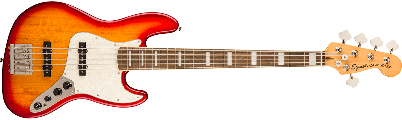 Squier Classic Vibe Active '70s Jazz Bass V Sienna Sunburst
