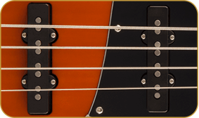 Squier Classic Vibe™ Active '70s Jazz Bass®, Maple Fingerboard, Black Pickguard, Mocha