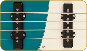 Classic Vibe™ Active '70s Jazz Bass®, Maple Fingerboard, Parchment Pickguard, Ocean Turquoise