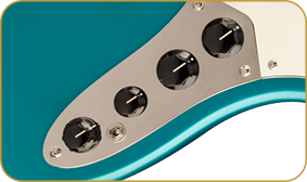 Classic Vibe™ Active '70s Jazz Bass®, Maple Fingerboard, Parchment Pickguard, Ocean Turquoise
