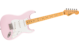 Squier Classic Vibe™ '50s Stratocaster® HT, Maple Fingerboard, Parchment Pickguard, Shell Pink
