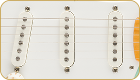 Squier Classic Vibe™ '50s Stratocaster® HT, Maple Fingerboard, Parchment Pickguard, Surf Green