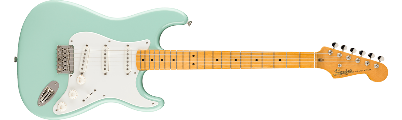 Squier Classic Vibe™ '50s Stratocaster® HT, Maple Fingerboard, Parchment Pickguard, Surf Green
