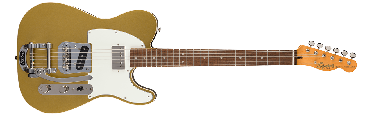 Squier Classic Vibe Custom Telecaster SH with Bigsby Aztec Gold