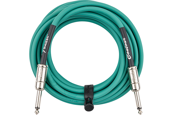 Fender Contour Instrument Cable Sherwood Green 18.6 ft