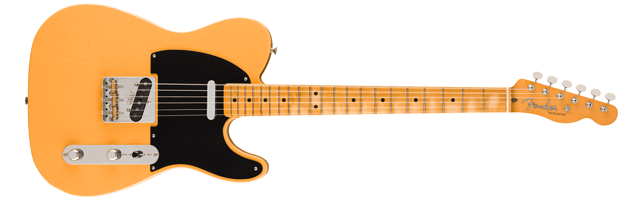 Fender 75th Anniversary Vintera Road Worn 1951 Telecaster Maple Fingerboard Butterscotch Blonde