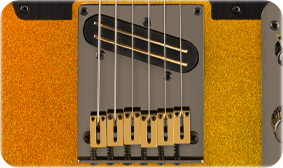 Fender 75th Anniversary American Ultra II Telecaster Ebony Fingerboard Liquid Gold