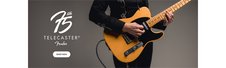 Fender 75th Anniversary American Ultra II Telecaster Ebony Fingerboard Liquid Gold