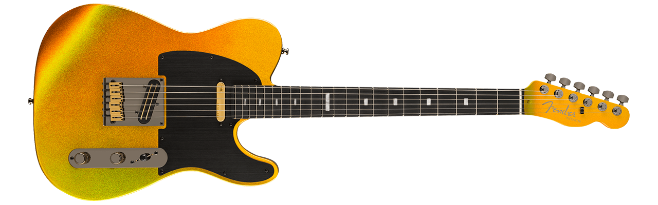 Fender 75th Anniversary American Ultra II Telecaster Ebony Fingerboard Liquid Gold
