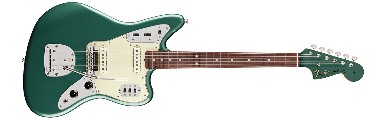Fender Vintera III Mid '60s Jaguar Rosewood Fingerboard Sherwood Green Metallic