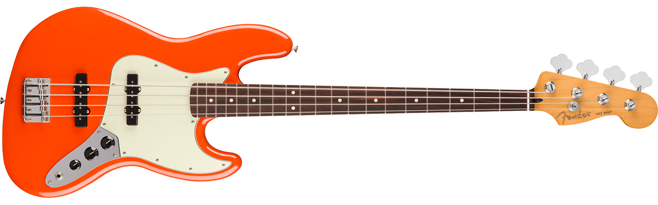 Fender Player II Jazz Bass Rosewood Fingerboard Rallye Orange