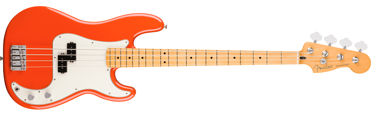 Fender Player II Precision Bass Maple Fingerboard Rallye Orange