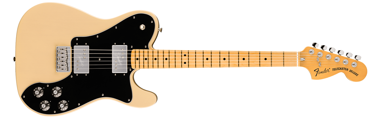 Fender American Vintage II 1975 Telecaster Deluxe Maple Fingerboard Vintage Blonde