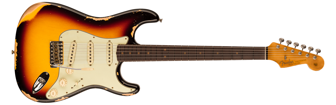 Fender Custom Shop Limited Edition 1964 L-Series Stratocaster Heavy Relic 3-Colour Sunburst