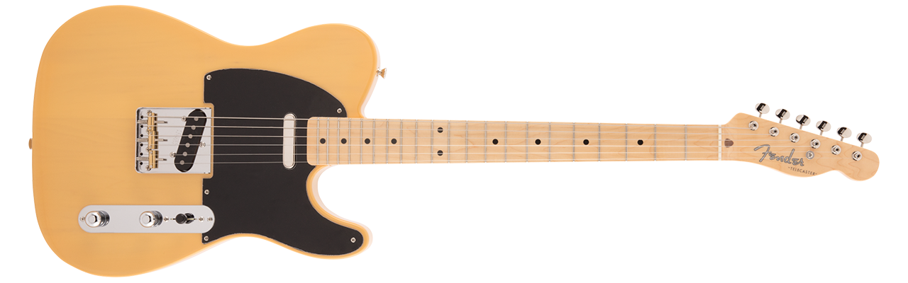 Fender Made in Japan Traditional 50s Telecaster Maple Fingerboard Butterscotch Blonde