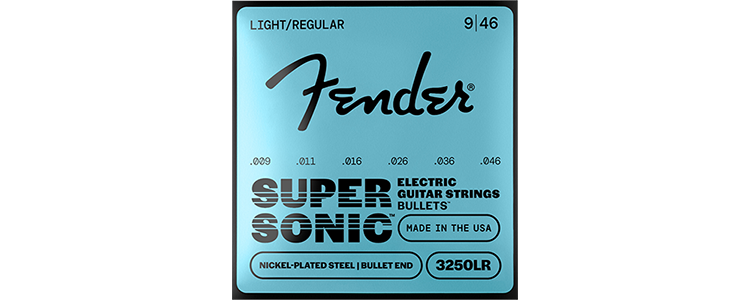 Fender Classic Core Bullets™ 3250LR Guitar Strings, Pure Nickel, Bullet End, Gauges .009-.046
