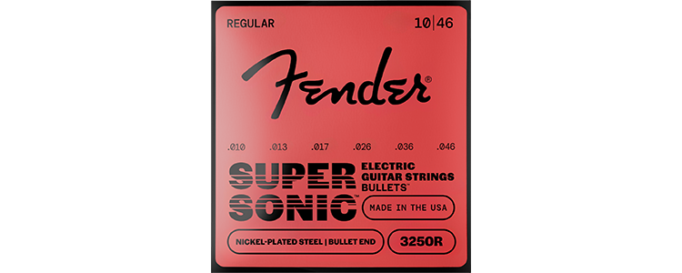 Fender Classic Core Bullets™ 3250LR Guitar Strings, Pure Nickel, Bullet End, Gauges .009-.046
